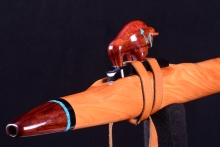 Utah Juniper Native American Flute, Medicine Man, Mid F#-4, #I2F